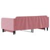 vidaXL Tagesbett Ausziehbar Rosa 100x200 cm Samt