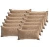 vidaXL Kissenbezug 12 stk. HOUTEN Braun 40 x 80 cm Chenille-Stoff