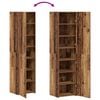 vidaXL Highboard 2 pcs Altholz 45 x 42,5 x 185 cm
