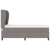 vidaXL Boxspringbett mit Matratze Taupe 100 x 200 cm Stoff