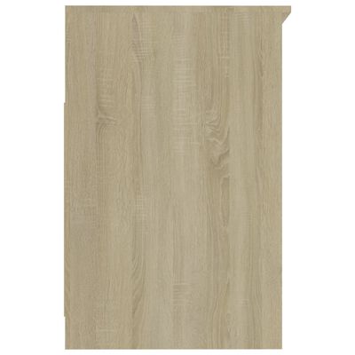 vidaXL Sideboard mit Schubladen Weiß Sonoma-Eiche Holzwerkstoff