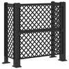 vidaXL M&uuml;lltonnengitter Anthrazit 123 x 47 x 114 cm PP