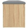 vidaXL Aufbewahrungsbank Sonoma-Eiche 102 x 42 x 45 cm Holzwerkstoff