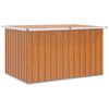 vidaXL Au&szlig;enlagerbox Holz 150 x 101 x 91 cm Verzinkter Stahl