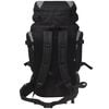 vidaXL Wanderrucksack XXL 75 L Schwarz und Grau