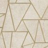 DUTCH WALLCOVERINGS Tapete Dreieck Beige und Gold