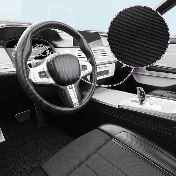 vidaXL Autofolie 3D Schwarz 100x150 cm