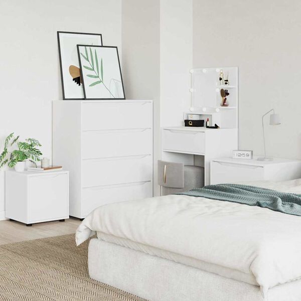 vidaXL Badezimmerschrank Wei&szlig; 40,5 x 40 x 44 cm Holzwerkstoff