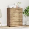 vidaXL Sideboard Artisan-Eiche 60 x 39 x 80 cm Holzwerkstoff