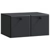 vidaXL Wandmontierter TV-Schrank 59,5 x 41 x 30 cm Schwarz