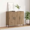 vidaXL Sideboard Artisan-Eiche 90 x 34 x 80 cm Holzwerkstoff