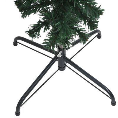 vidaXL Künstlicher Weihnachtsbaum Kopfüber mit LEDs & Kugeln 150 cm