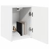 vidaXL TV-Wandschrank 2 pcs Wei&szlig; 30 x 31 x 40 cm Holzwerkstoff