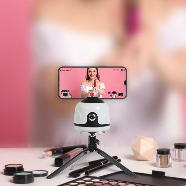 Livoo Automatischer Smart Tracker 360&deg; Wei&szlig;