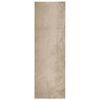 vidaXL Teppich HUARTE Kurzflor Weich und Waschbar Sandfarben 80x250 cm
