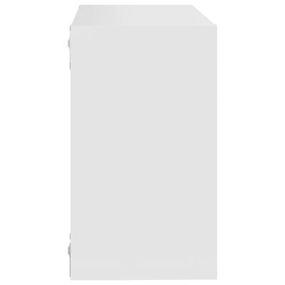 vidaXL Würfelregale 2 Stk. Weiß 26x15x26 cm