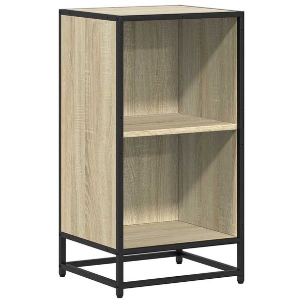 vidaXL Bücherregal Sonoma-Eiche 40x35x76 cm Holzwerkstoff