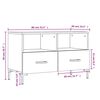 vidaXL TV-Schrank R&auml;uchereiche 80x36x50 cm Holzwerkstoff