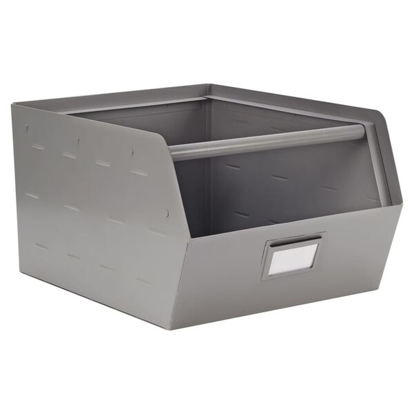 KidsDepot Aufbewahrungsbox Original Metall Silber
