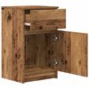 vidaXL Nachttisch Altholz-Optik 39x35x65 cm Holzwerkstoff