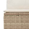 vidaXL Garten-Sofa-Set 9 pcs Beige Poly-Rattan