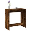 vidaXL Bartisch R&auml;uchereiche 102x50x103,5 cm Holzwerkstoff