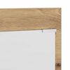vidaXL Wandmontierter nachttisch Artisan-Eiche 70 x 10 x 90 cm