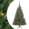 vidaXL K&uuml;nstlicher klappbarer Weihnachtsbaum Gr&uuml;n 120 cm