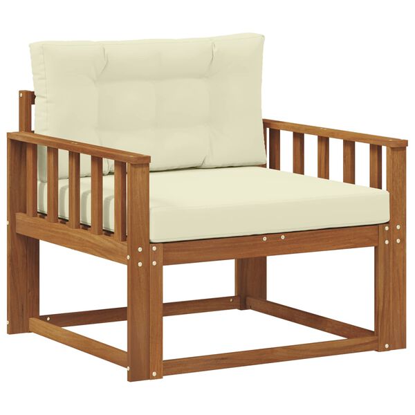 vidaXL Outdoor Mittelsofa Massivholz Akazie Natur