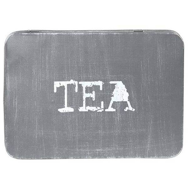 LABEL51 Teebox 27x19x8 cm Antik Grau