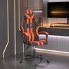 vidaXL Gaming-Stuhl Schwarz und Orange Kunstleder