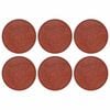 vidaXL Gehwegstein 6 pcs Rot &Oslash; 44 x 2 cm Gummi
