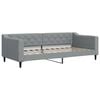 vidaXL Tagesbett Hellgrau 90x200 cm Stoff