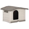 vidaXL Hundeh&uuml;tte Beige und Braun 89x75x62 cm
