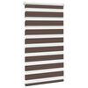 vidaXL Zebra-Rollo 50,9 x 100 cm, Stoffbreite 46,7 cm, Kaffeebraun