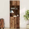 vidaXL Wandschrank Altholz 80 x 42,5 x 40 cm Holzwerkstoff