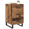 vidaXL Nachttisch mit Schubladen Altholz 40 x 40 x 66 cm Holzwerkstoff