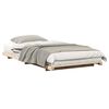 vidaXL Bettrahmen Braun 75 x 190 cm Massives Kiefernholz