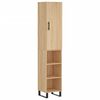 vidaXL Highboard Sonoma-Eiche 34,5x34x180 cm Holzwerkstoff