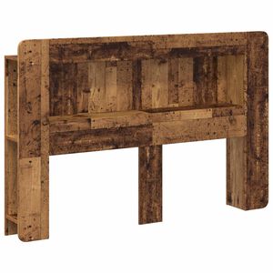 vidaXL Kopfteil-Schrank mit Speicher Altholz Holzwerkstoff