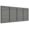 vidaXL Wand-Kopfteil Grau 156x3x91,5 cm Massivholz Kiefer