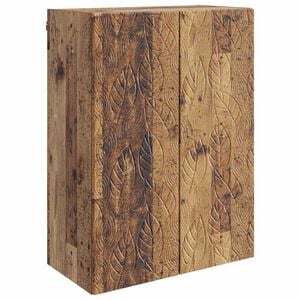 vidaXL Wandschrank 66 x 34,5 x 90 cm Holzwerkstoff Altholz