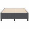 vidaXL Boxspringbett Dunkelgrau 120 x 190 cm Samt