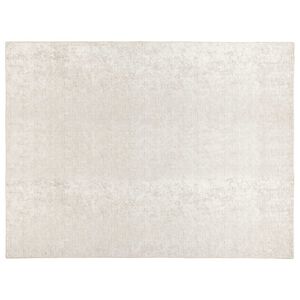vidaXL Teppich Creme 300 x 400 cm 100% Polyester 3 mm Waschbar