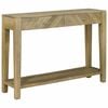 vidaXL Konsolentisch mit Schubladen Nat&uuml;rliches Grau 110 x 30 x 80 cm