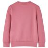 Kinder-Sweatshirt Himbeerrosa 140