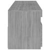 vidaXL TV-Schrank mit LED-Leuchten 2 Stück Grau Sonoma 75x35x40 cm