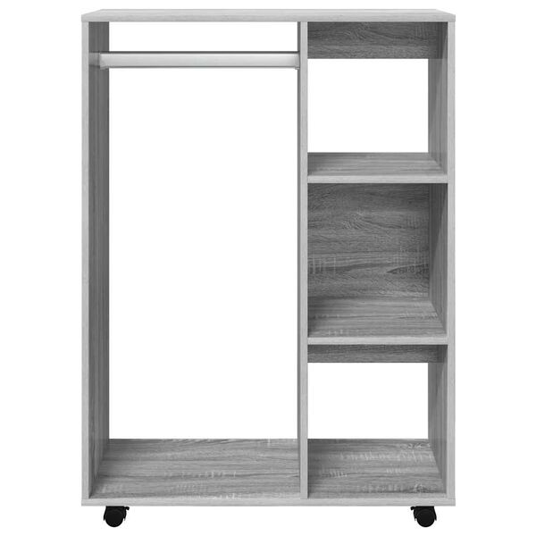 vidaXL Kleiderschrank Grau Sonoma 80x40x110 cm Holzwerkstoff