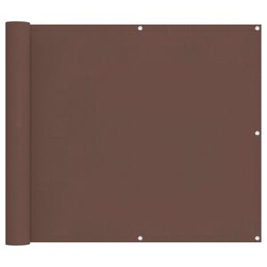 vidaXL Balkonsichtschutz Braun 100 x 700 cm Oxford-Stoff