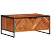 vidaXL Couchtisch 90x55x40 cm Massivholz Akazie